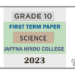 2023 Grade 10 Science 1st Term Test Paper | Tamil Medium