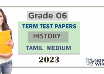 Grade 06 History Term Test Papers | Tamil Medium