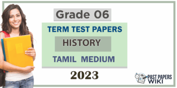 Grade 06 History Term Test Papers | Tamil Medium