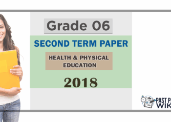 Grade 06 Health 2nd Term Test Paper 2018 English Medium
