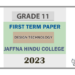 2023 Grade 11 Design Technology 1st Term Test Paper Tamil Medium