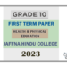 2023 Grade 10 Health 1st Term Test Paper | Tamil Medium