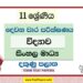 2022 Grade 11 Science 2nd Term Test Paper | Sinhala Medium
