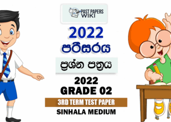 2022 Grade 02 Environment 3rd Term Test Paper | Holy Cross College