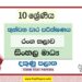 2022 Grade 10 Drama 3rd Term Test Paper | Sinhala Medium