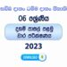 Grade 06 Daham Pasal 1st Term Test Paper with Answers 2023