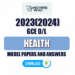 2023(2024) OL Health Model Papers with Answers English Medium