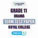 Royal College Grade 11 Drama 2nd Term Test Paper 2023 | Tamil Medium