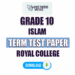Royal College Grade 10 Islam 2nd Term Test Paper 2023 | Tamil Medium