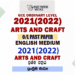 2021(2022) O/L Arts And Crafts Past Paper and Answers | English Medium