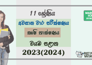 2023(2024) Grade 11 Agri 3rd Term Test Paper | North Western Province