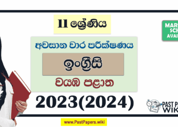 2023(2024) Grade 11 English 3rd Term Test Paper | North Western Province