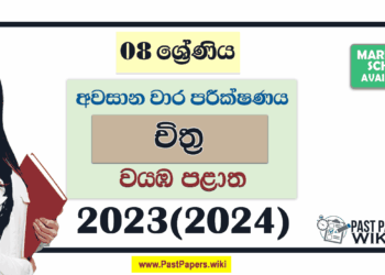 2023(2024) Grade 08 Art 3rd Term Test Paper | North Western Province