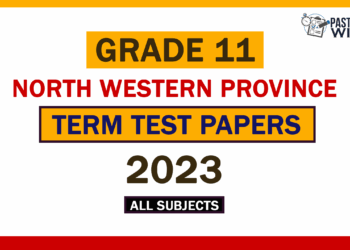2023 (2024) North Western Province Grade 11 3rd Term Test Papers
