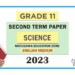 Grade 11 Science 2nd Term Test Paper with Answers 2023 (English Medium) | Mathugama Zone