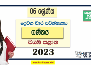 2023 Grade 06 Maths 2nd Term Test Paper with Answers | North Western Province