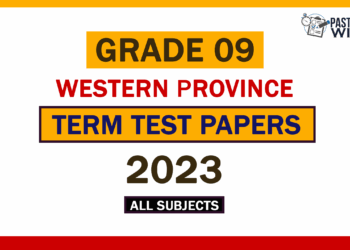 2023 Western Province Grade 09 3rd Term Test Papers