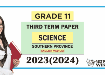 Southern Province 2023(2024) Grade 11 Science 3rd Term Test Paper | English Medium