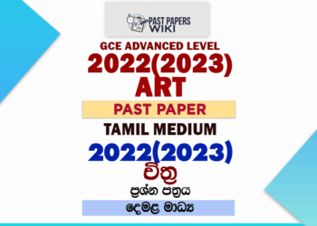2022(2023) A/L Art Paper | Tamil Medium