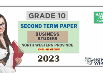 2023 Grade 10 Business Studies 2nd Term Test Paper | North Western Province