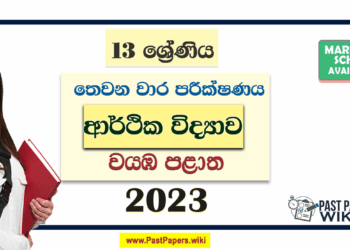 2023 Grade 13 Economics 3rd Term Test Paper | North Western Province