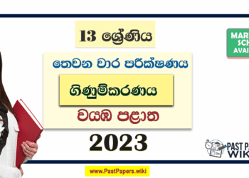 2023 Grade 13 Accounting 3rd Term Test Paper | North Western Province