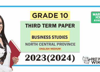 North Central Province 2023(2024) Grade 10 Business Studies 3rd Term Test Paper with Answers | English Medium