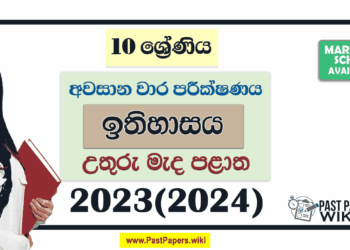 North Central Province 2023(2024) Grade 10 History 3rd Term Test Paper with Answers