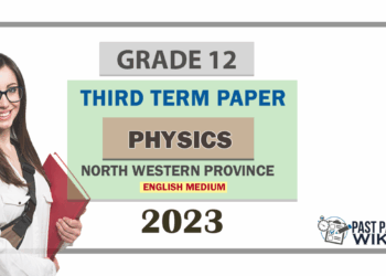 2023 Grade 12 Physics 3rd Term Test Paper | North Western Province - English Medium