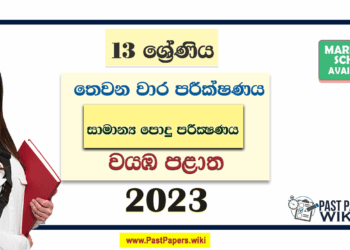 2023 Grade 13 Common General Test 3rd Term Test Paper | North Western Province