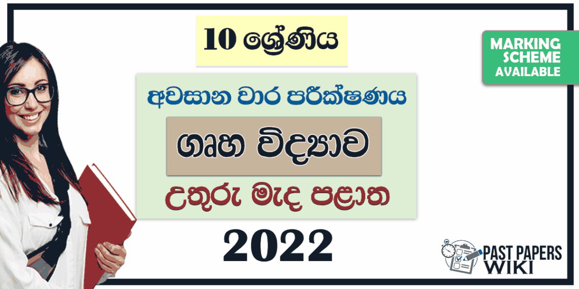 North Central Province 2022 Grade 10 Home Science 3rd Term Test Paper ...