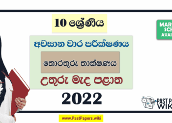 North Central Province 2022 Grade 10 ICT 3rd Term Test Paper with Answers