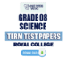 Royal College Grade 08 Science 3rd Term Test Paper 2023(2024) Sinhala Medium