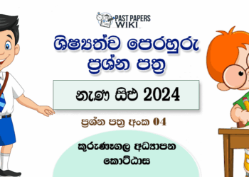 Nena Silu 2024 Grade 5 Scholarship Model Paper(04)