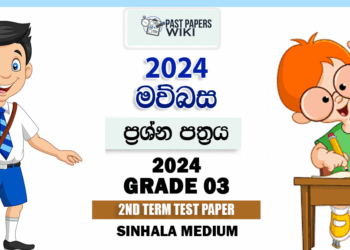 Grade 03 Sinhala 2nd Term Test Paper 2024 Ferguson High School