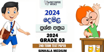 Grade 03 Tamil 2nd Term Test Paper 2024 Ferguson High School