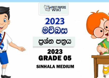 Grade 05 Sinhala Term Test Paper 2023 | Western Province