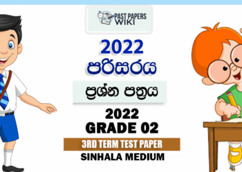 Grade 02 Environment 3rd Term Test Paper 2022 | Holy Cross College