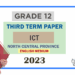 Grade 12 ICT 3rd Term Test Paper 2023 Paper With Answers | North Central Province - English Medium