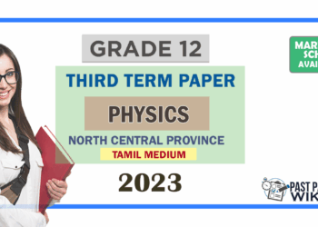 Grade 12 Physics 3rd Term Test Paper 2023 Paper With Answers | North Central Province - Tamil Medium