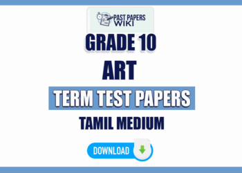 Tamil Medium Grade 10 Art Term Test Papers