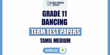 Tamil Medium Grade 11 Dancing Term Test Papers