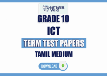 Tamil Medium Grade 10 ICT Term Test Papers