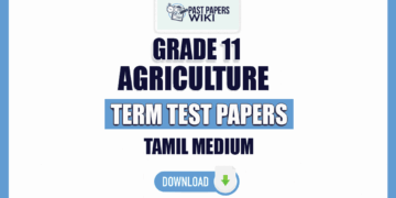 Tamil Medium Grade 11 Agriculture Term Test Papers