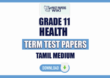 Tamil Medium Grade 11 Health Term Test Papers