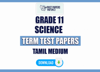 Tamil Medium Grade 11 Science Term Test Papers