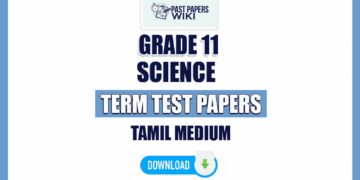 Tamil Medium Grade 11 Science Term Test Papers