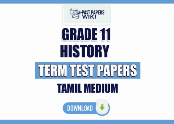 Tamil Medium Grade 11 History Term Test Papers