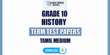 Tamil Medium Grade 10 History Term Test Papers