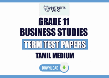 Tamil Medium Grade 11 Business studies Term Test Papers